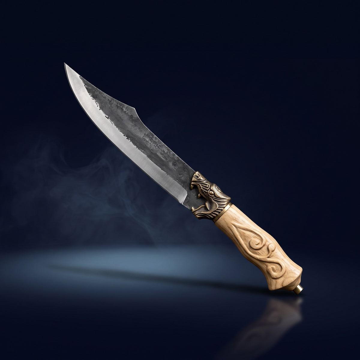 Hatori Kaji 鍛冶 Series – Forged Utility Knife 15 cm, Sculpted Handle