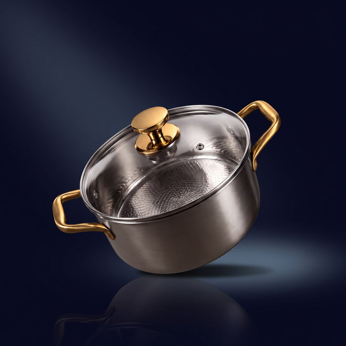 Hatori Kōmyō 光明 Kin 金 Edition – Titanium Cooking Pot with Lid