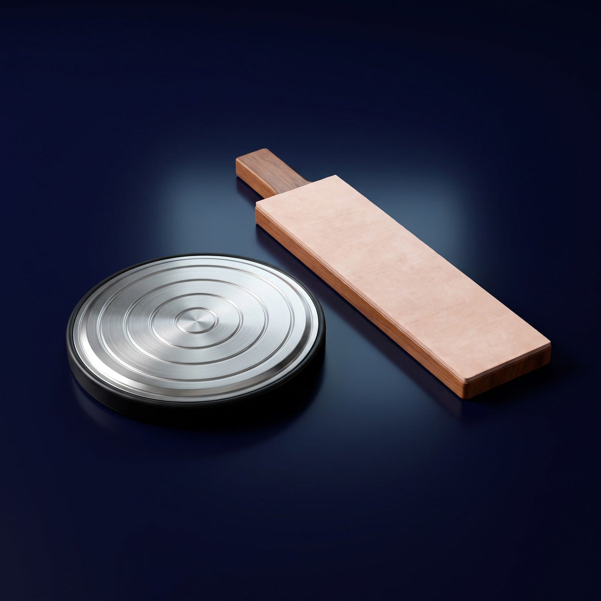 Hatori Keep Kit – Uzumaki Honing Disc + Leather Strop