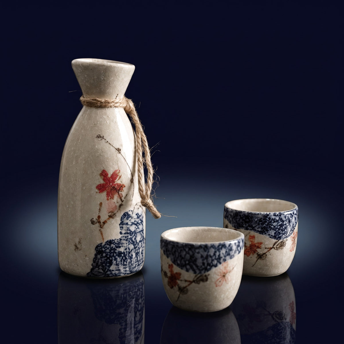 Hatori Sakura 桜 Series – Ceramic Sake Set