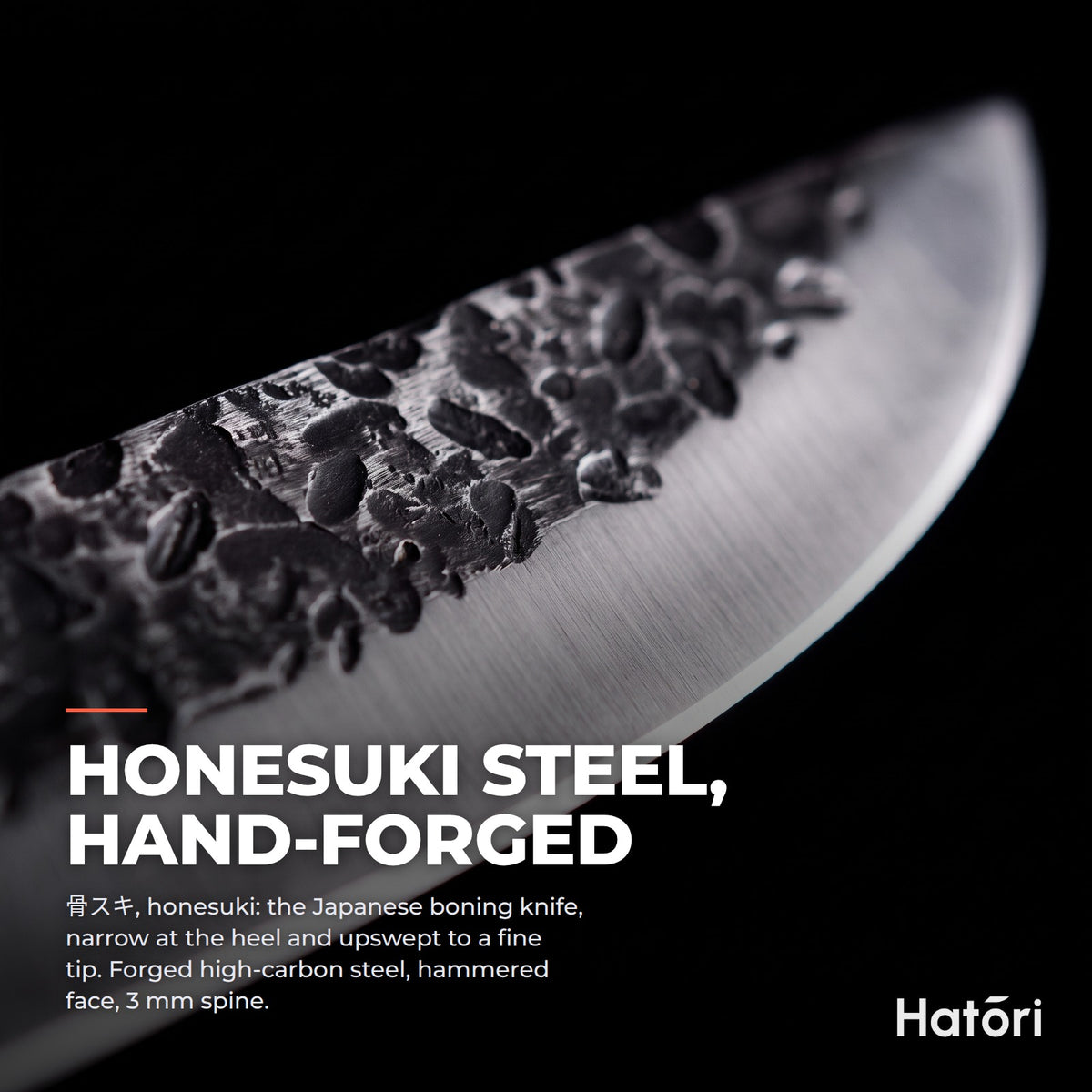 Hatori Ryūjin 龍神 Series – Dragon Boning Knife 17 cm, blade steel
