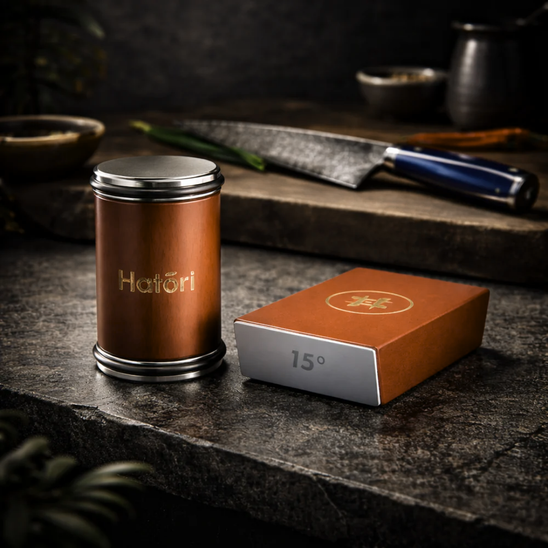 Hatori Diamond Rolling Knife Sharpener™, on the counter
