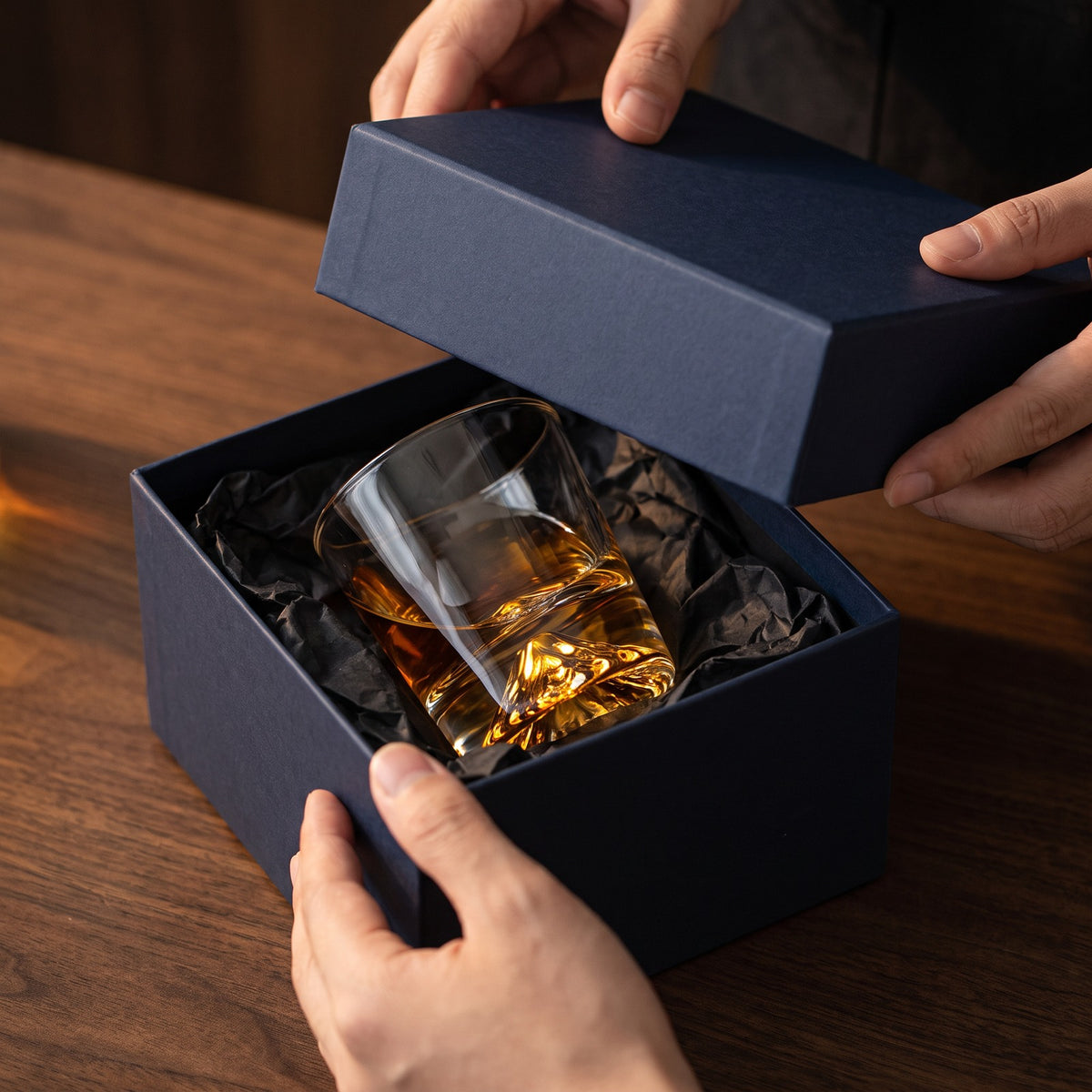Hatori Fuji 富士 Series – Whisky Glass, Golden Peak, gift box