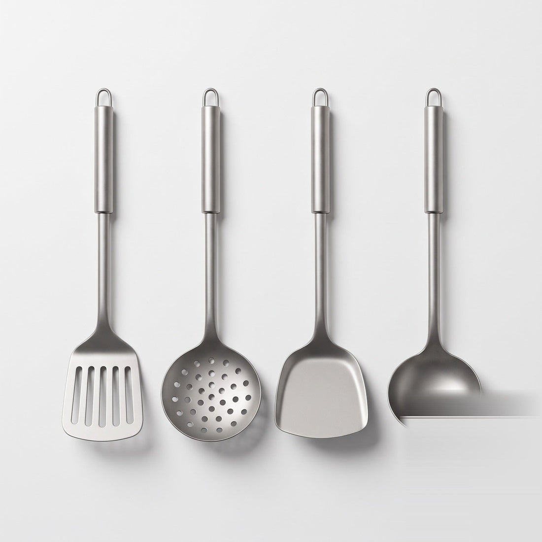 Hatori Junsui 純粋 Series – Titanium Utensils, on light grey