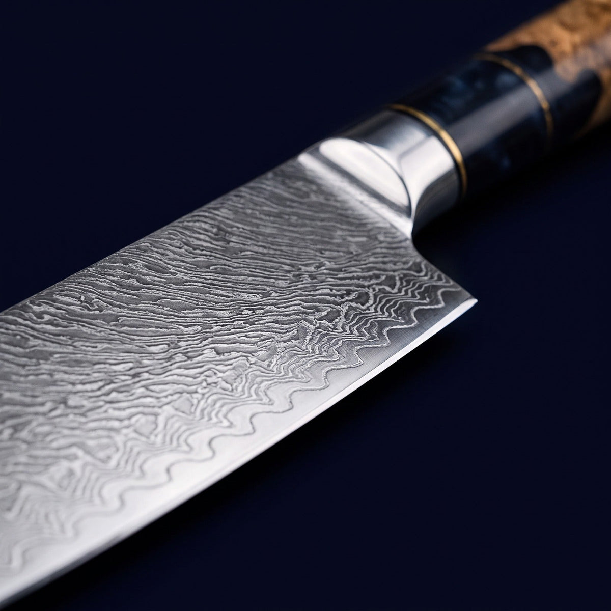 Hatori Ginkai 銀海 Series – Chef's Knife, blade pattern