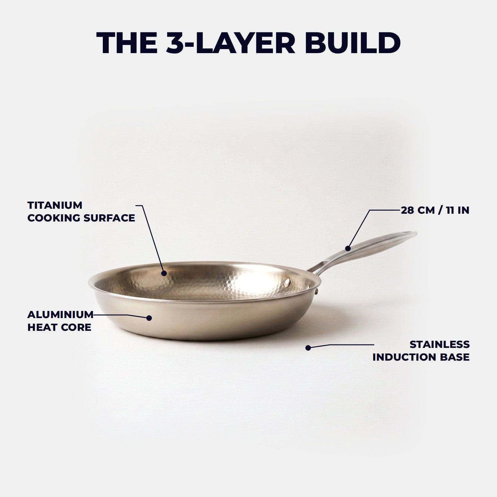 Hatori Komyo titanium frying pan