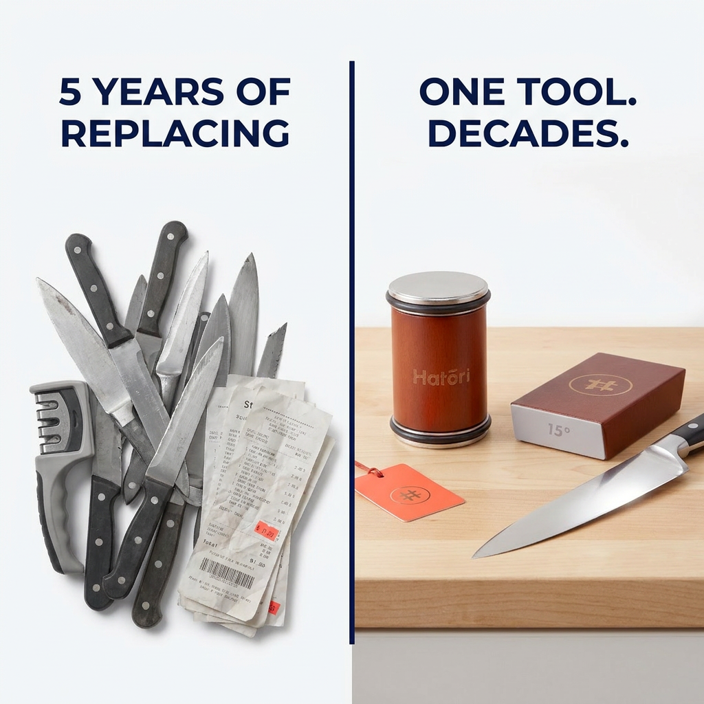 Cheaper than the knives you keep replacing
