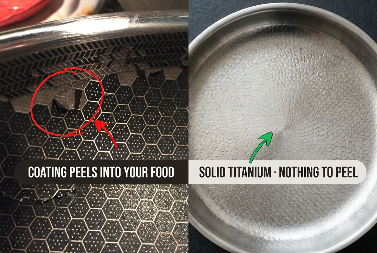 But not all "titanium" cookware is created equal
