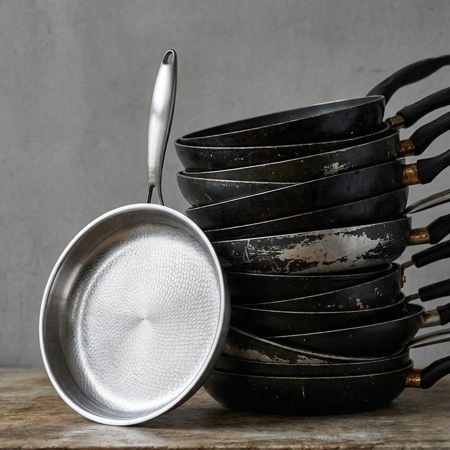 Count your pans. Then count how many actually broke.