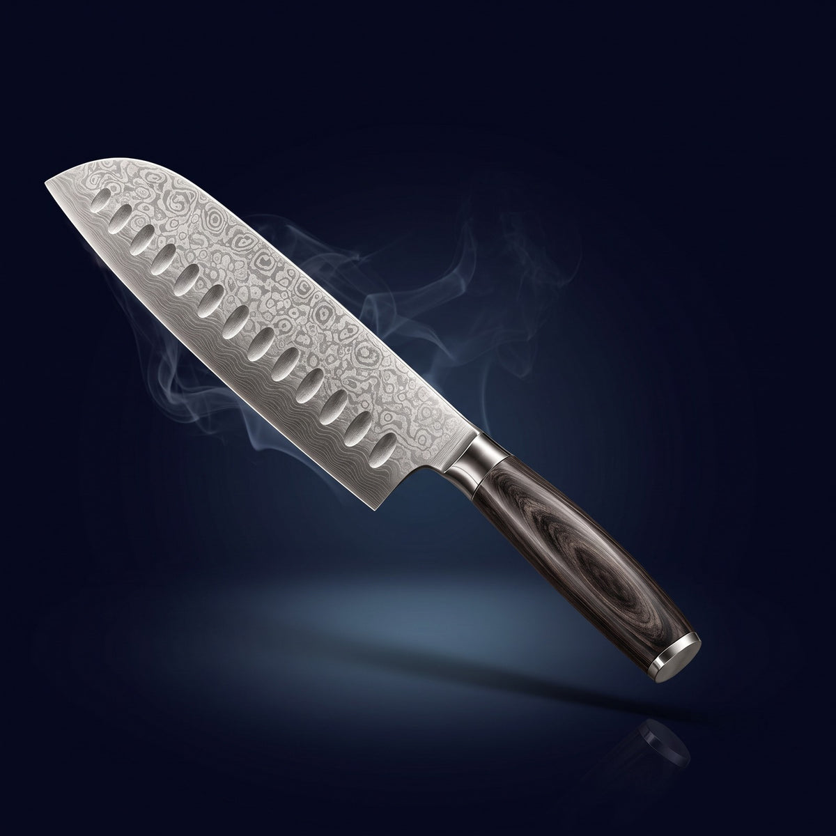 Hatori Mori 森 Series – Santoku 18 cm, Hollow Edge