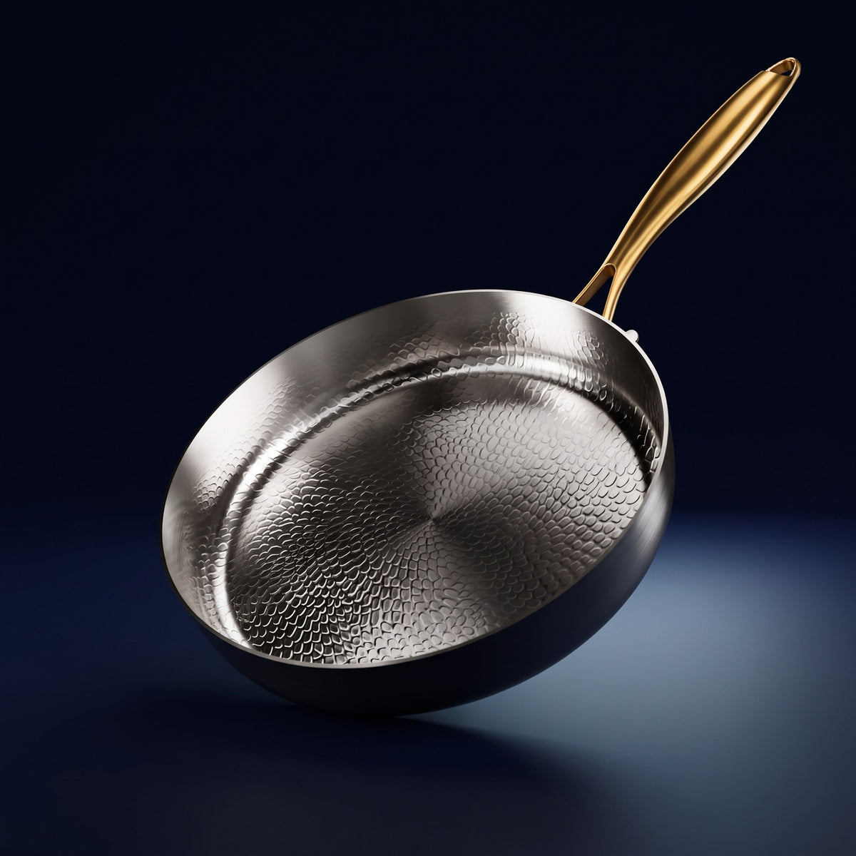Hatori Kōmyō 光明 Kin 金 Edition – Hammered High-Wall Titanium Pan