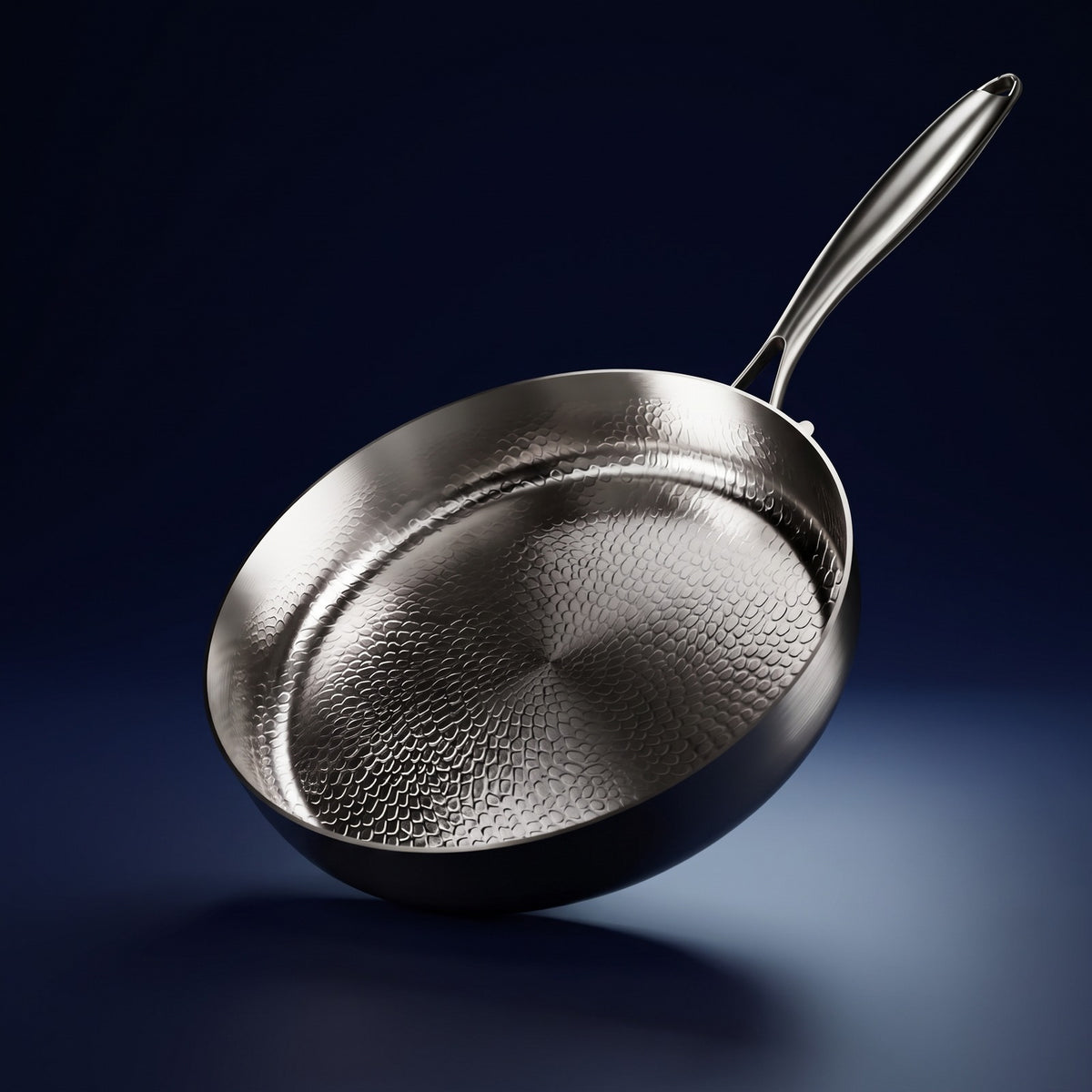 Hatori Kōmyō 光明 Series – Hammered High-Wall Titanium Pan