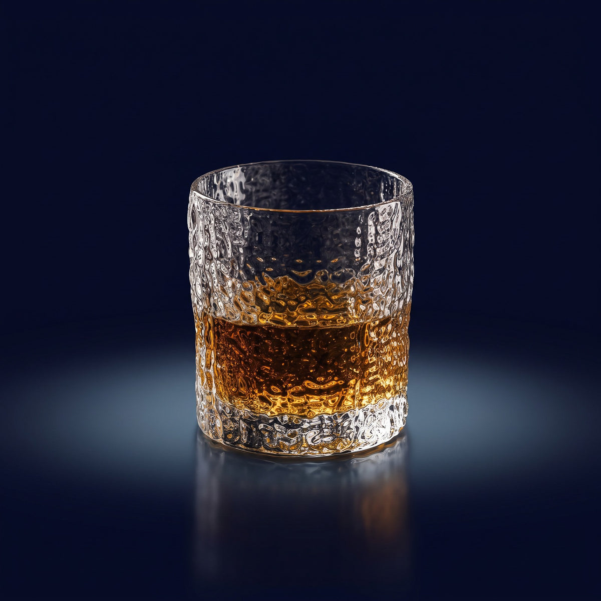 Hatori Kiriko 切子 Series – Hammered Crystal Whisky Glass