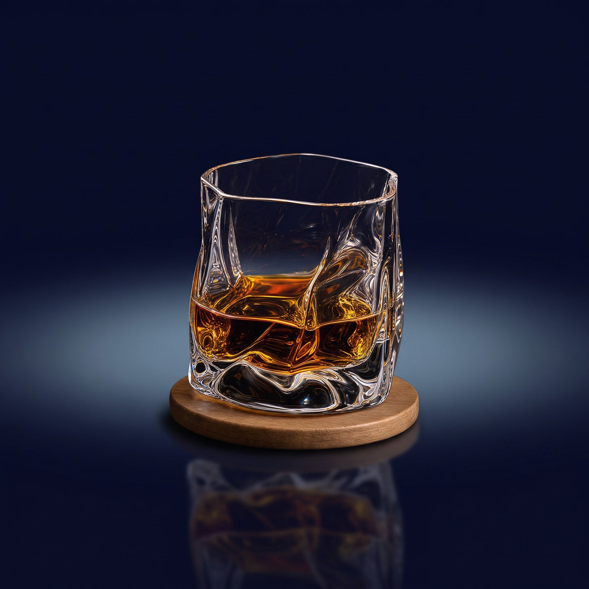 Hatori Kiriko 切子 Series – Twisted Crystal Whisky Glass