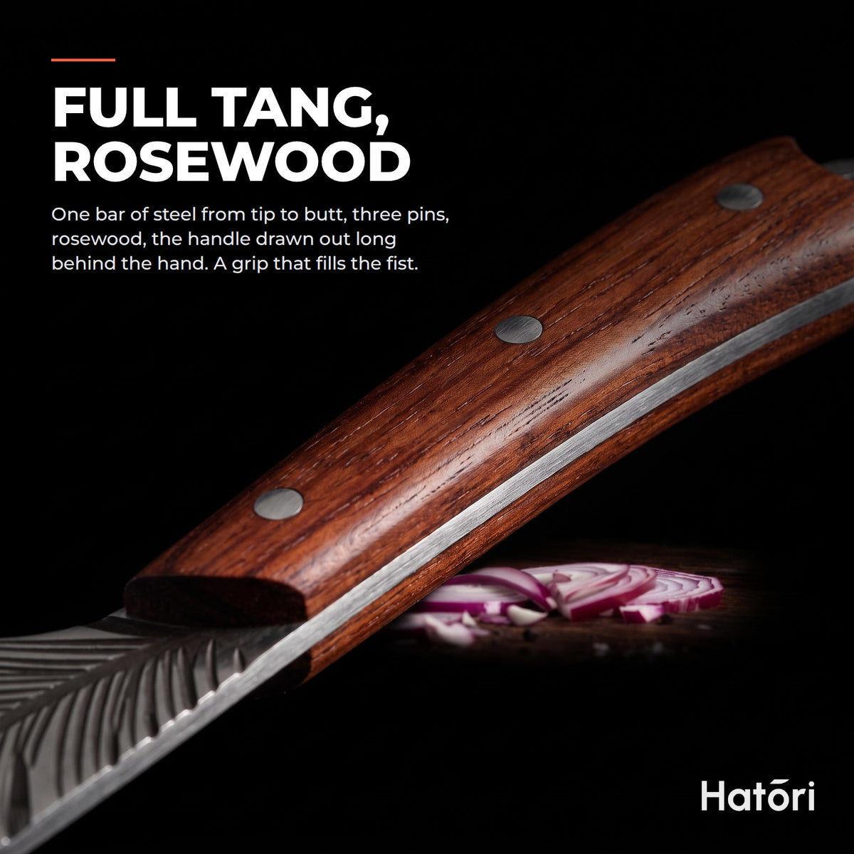 Hatori Hane 羽 Series – Feather Slicer 21 cm, the handle