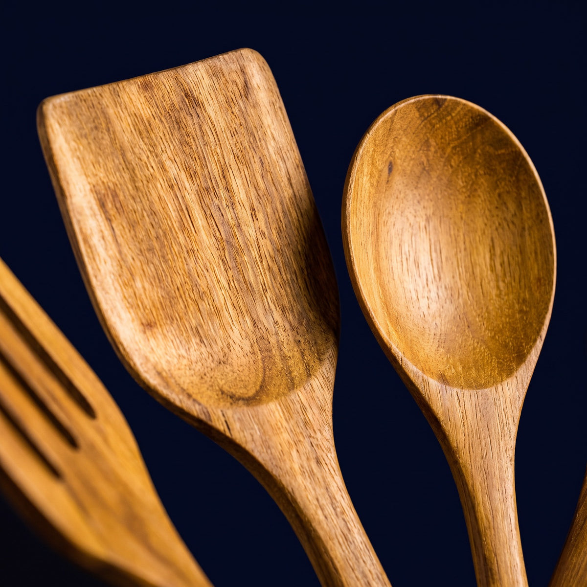 Hatori Mokusei 木製 Series – Wooden Utensil Set, close-up