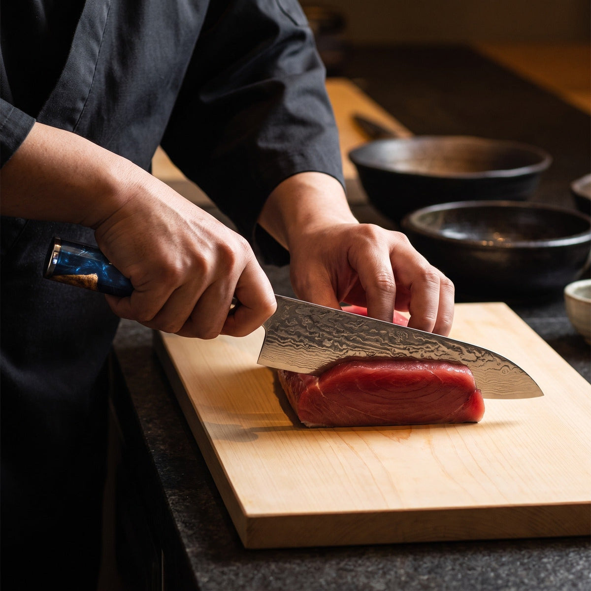 Hatori Ginkai 銀海 Series – 6 Piece Set, in use