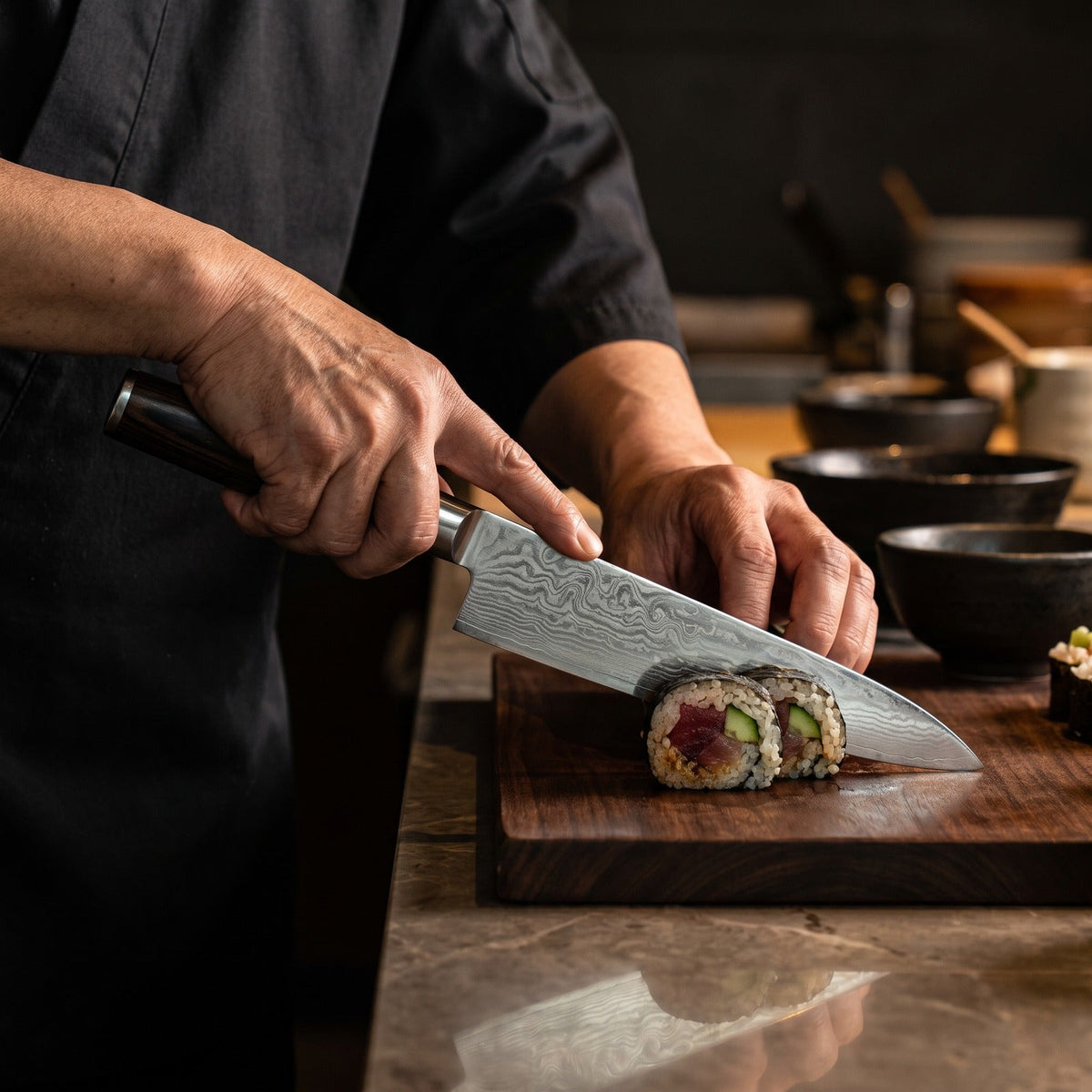 Hatori Mori 森 Series – 7 Piece Set, in use