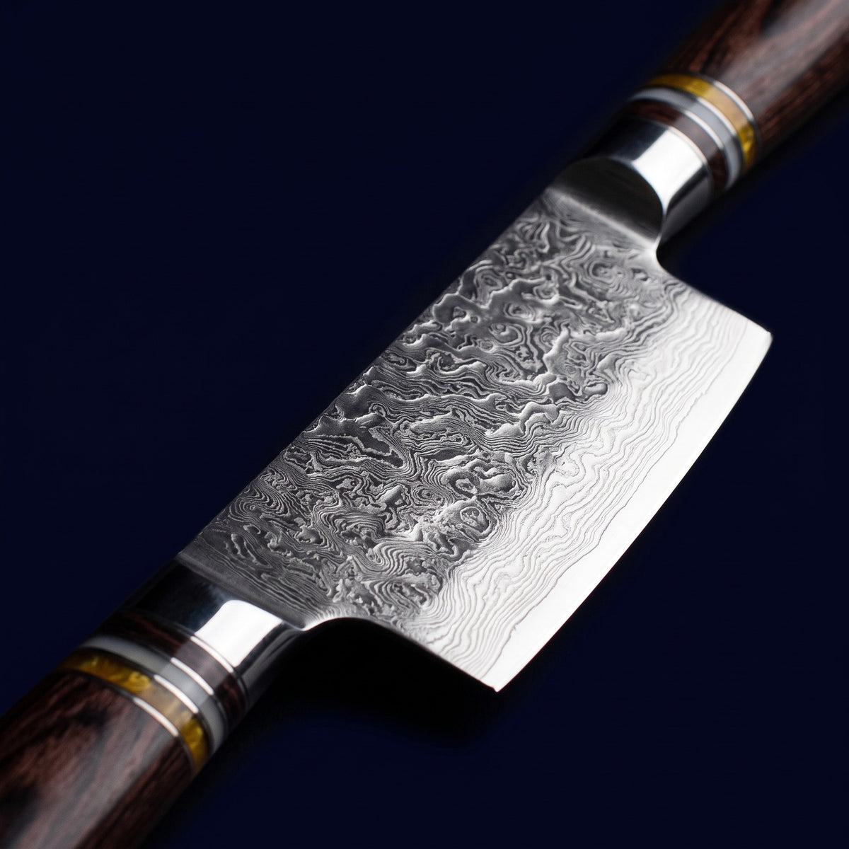 Hatori Takumi 匠 Series – Damascus 7 Piece Master Set, blade pattern