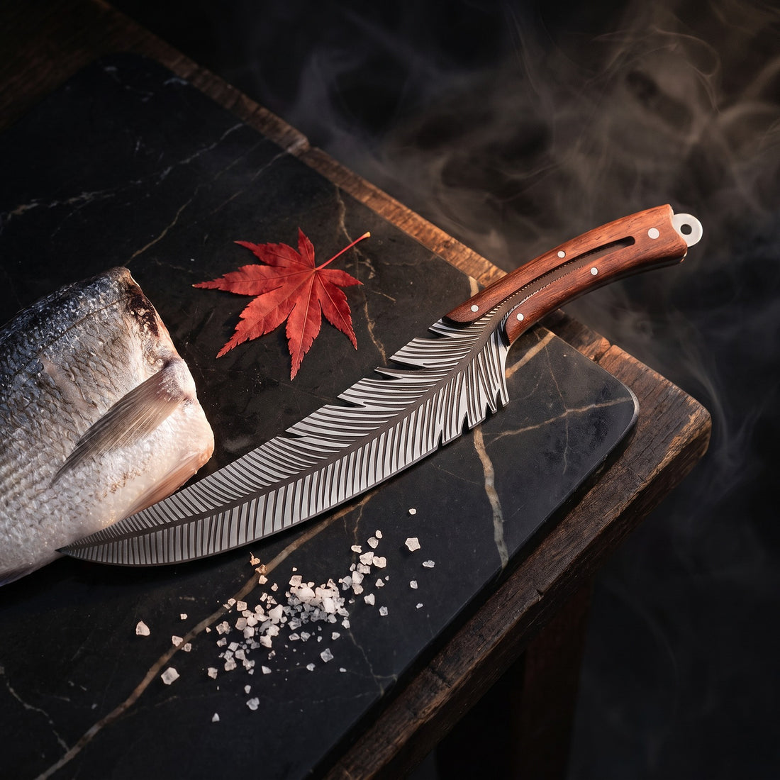 Hatori Hane 羽 Series – Feather Slicer 21 cm, on the board