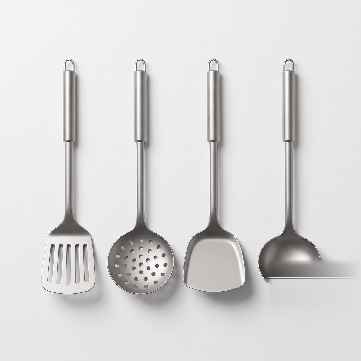 Hatori Junsui 純粋 Series – Titanium Utensils, on light grey
