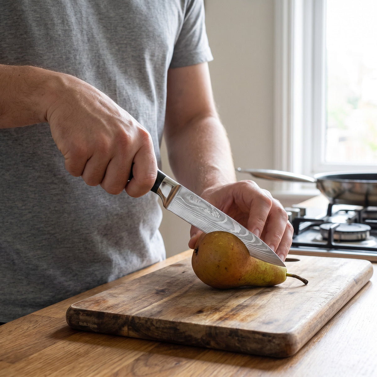 Hatori Mori 森 Series – Utility Knife 8 cm, in a home kitchen