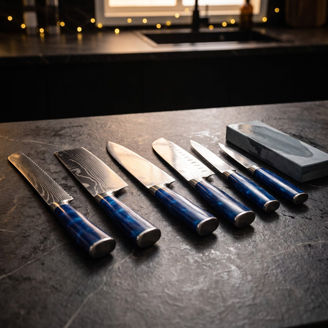 Hatori Seido 青道 Series – 6 Piece Set, on the counter