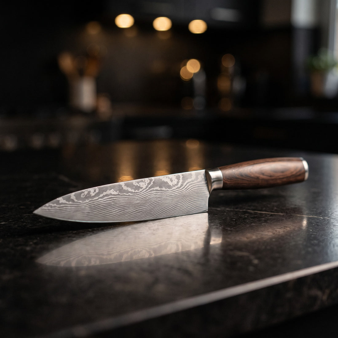 Hatori Mori 森 Series – Small Chef's Knife 13.5 cm, on the counter