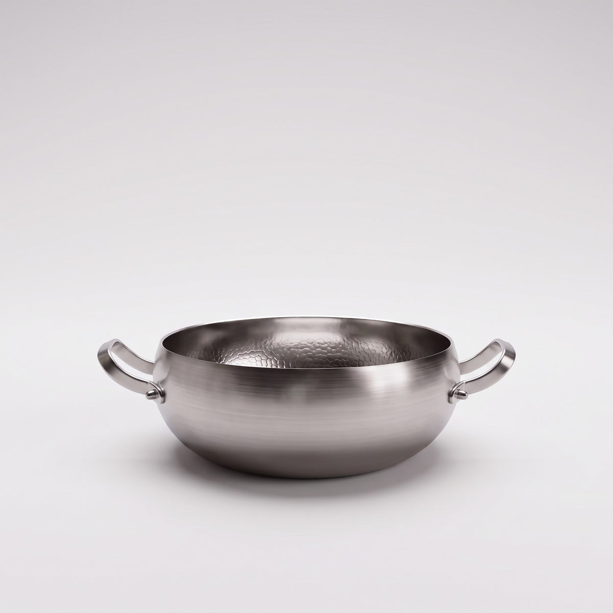 Hatori Kōmyō 光明 Series – Hammered Deep Titanium Pot, side view