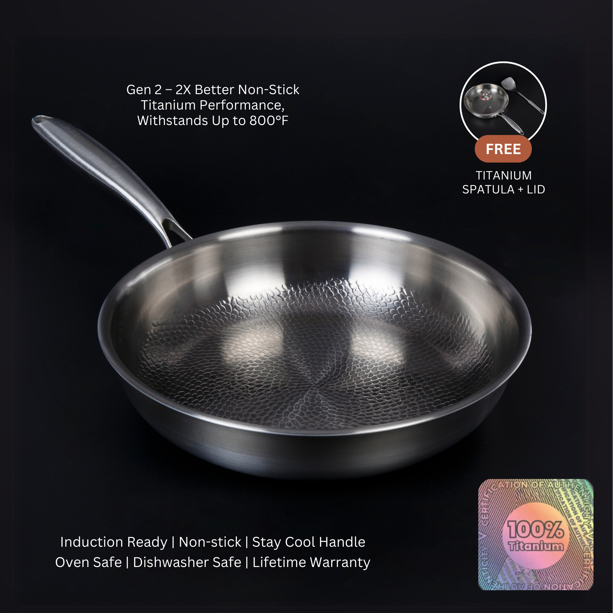 Hatori Kōmyō 光明 Series – Titanium Frying Pan