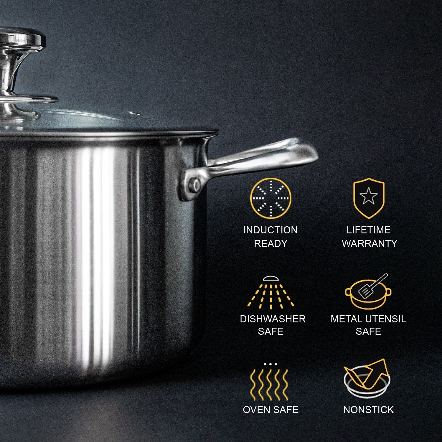 Hatori Kōmyō 光明 Series – Titanium Stock Pot