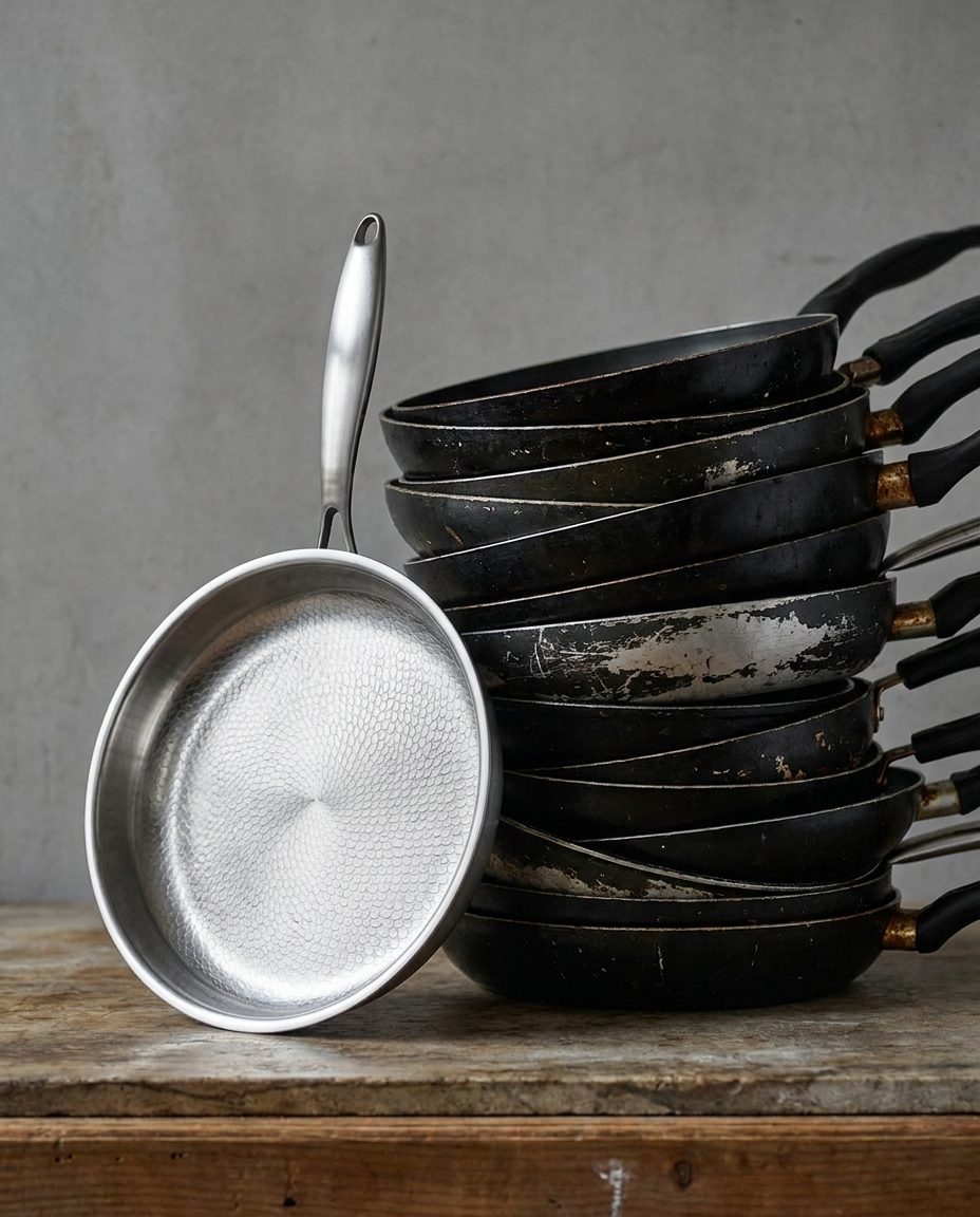 Count your pans. Then count how many actually broke.