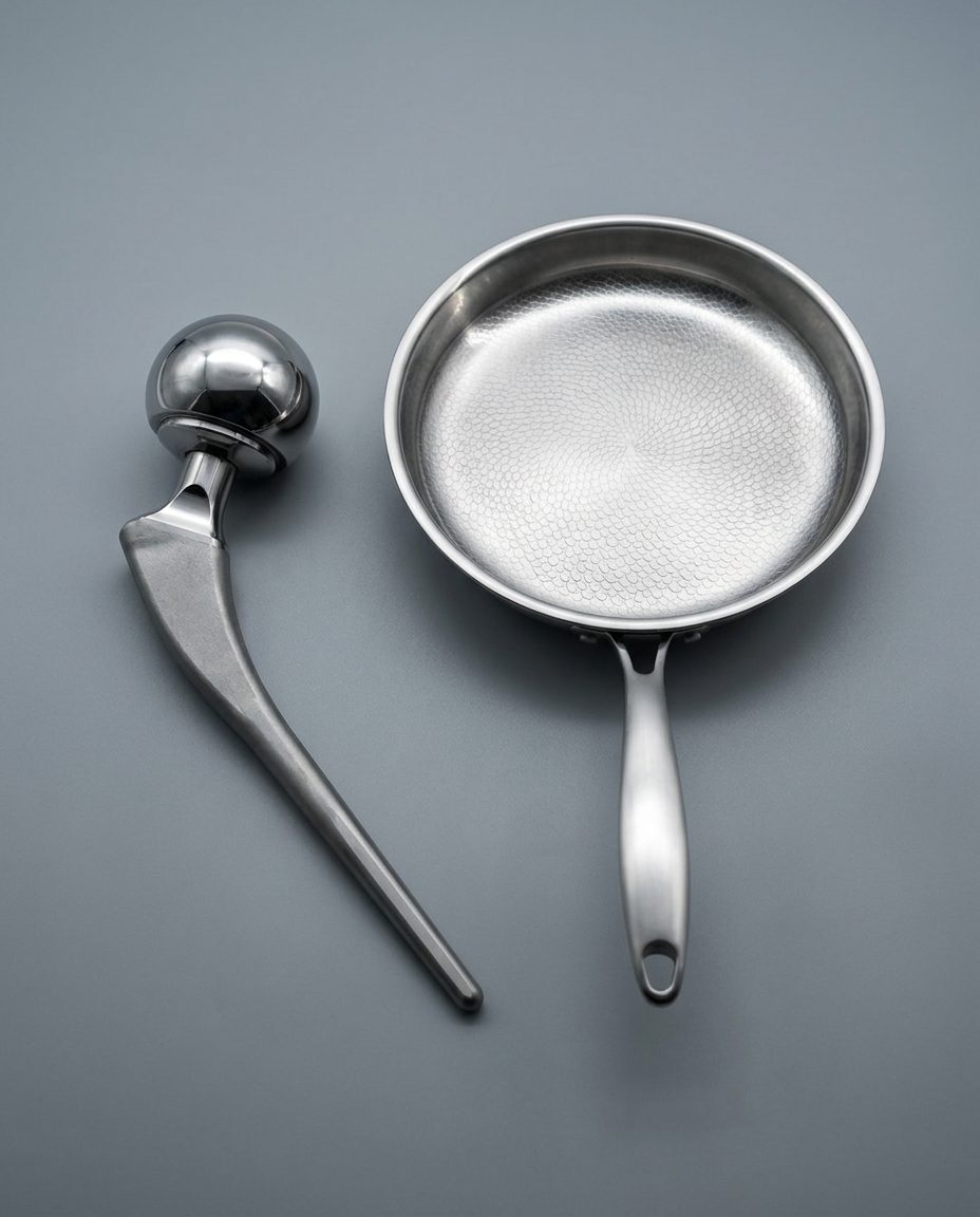 Surgeons leave this metal inside the body for forty years.